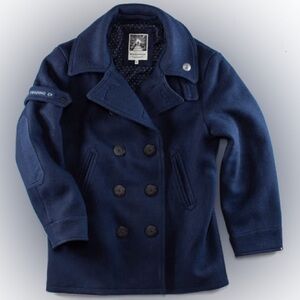 SOLD &Sons Trading Co Men’s Navy Blue Boardwalk Peacoat Size Medium